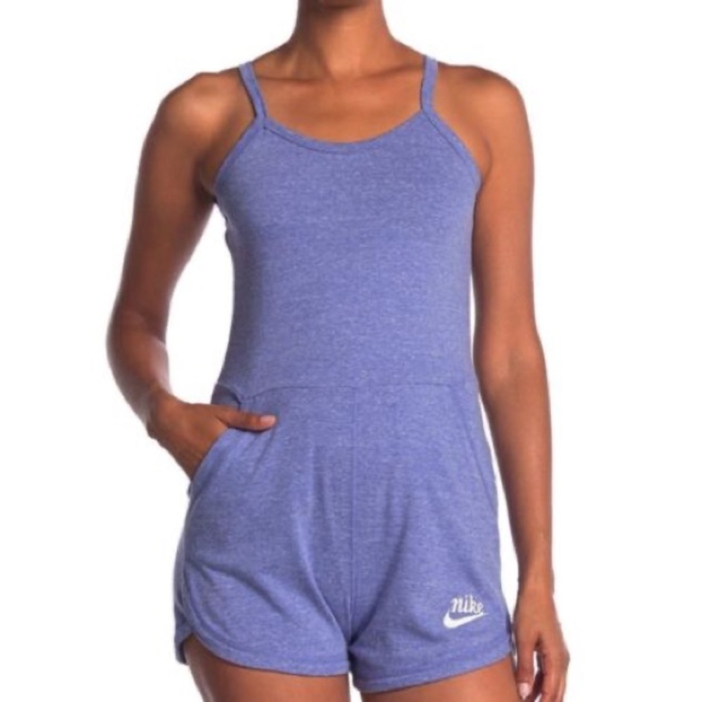 Nike romper- periwinkle/purple